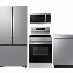 Samsung Stainless Steel Kitchen Appliance Set