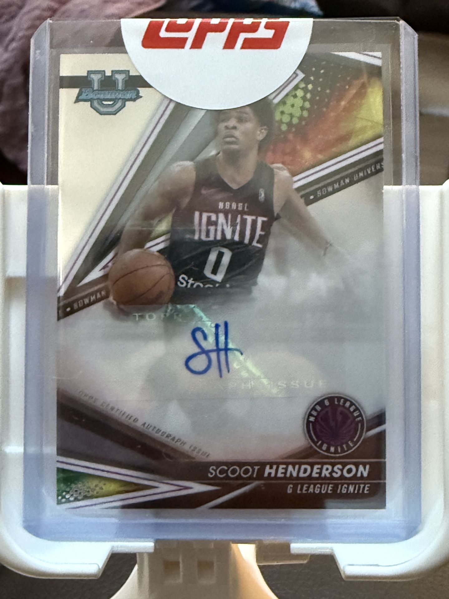 Scoot Henderson Bowman U Best Signed Redemption
