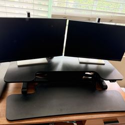 2 monitors - HP E243 monitors