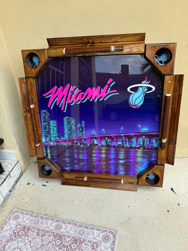 Miami Heat Domino Table 