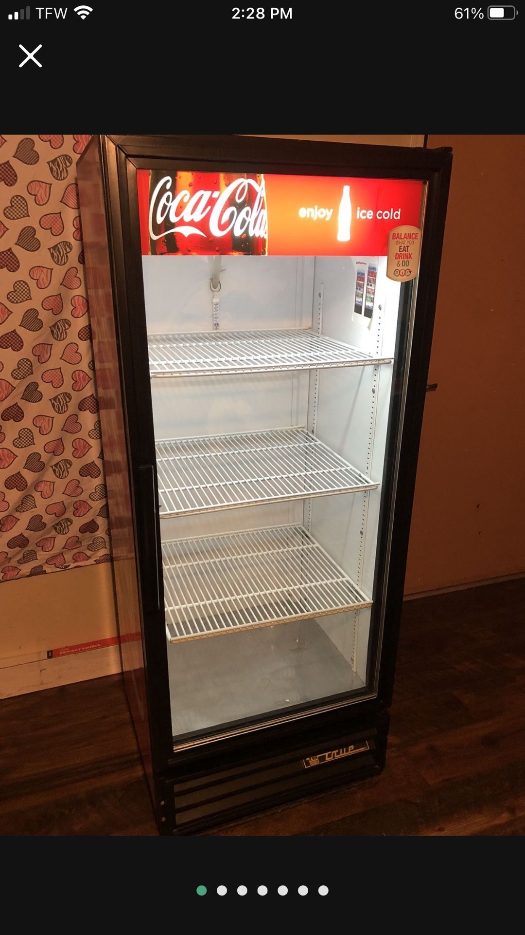 True refrigerator (Coco-Cola)