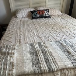 Queen Frame And Matress