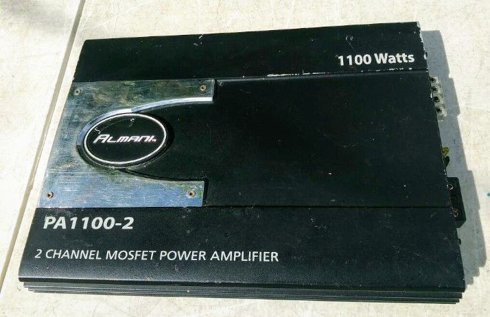 Almani 1100 Watts, PA1100-2, Two Channel MOSFET Power Amplifier