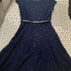 Navy Blue Dress