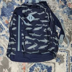 Shark Backpack Blue, Preschool-Kindergarten *1st-2nd Grade*