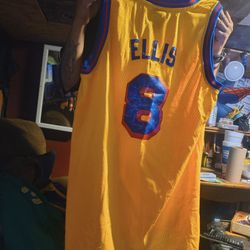 Ellis #8 Yellow Basketball Jersey