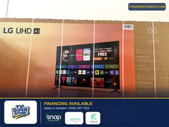 86”LG UHD 4K SMART TV