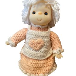 Vintage Strawberry Shortcake Crochet Doll Hand Made