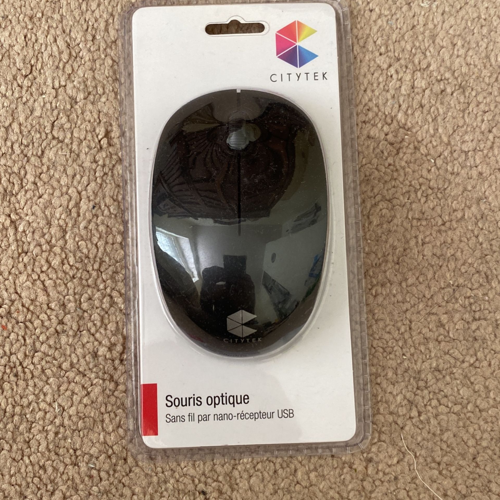 Cordless Wireless Mouse. PC or MAC. 1000 dpi. New sealed.