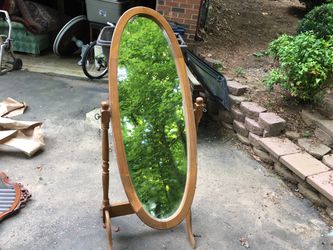Antique full length mirror