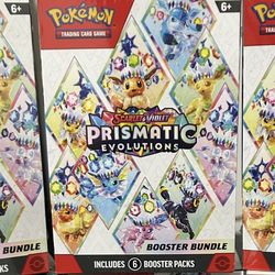 pokemon prismatic evolutions booster bundle