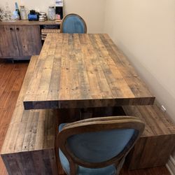 West Elm Dining Set With Buffet $1500 OBO