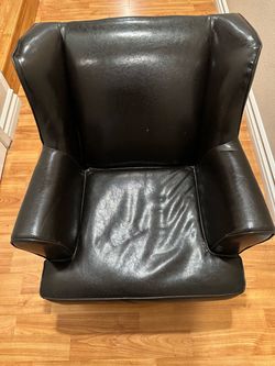 Toddler single Faux Leather Sofa