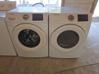Samsung Commercial Washer And Dryer Front Loader Set