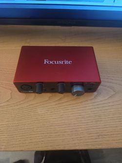 Focusrite Scarlett guitar interface