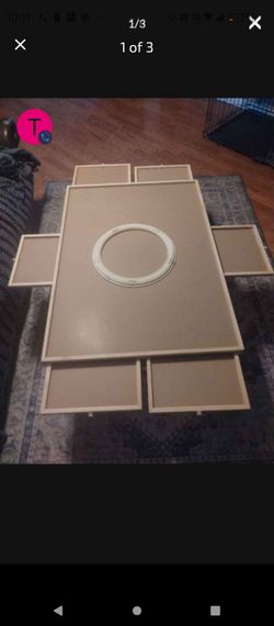 Puzzle board with 6 drawers