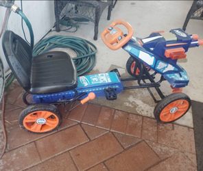 Nerf gun car
