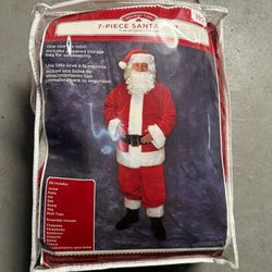 7 Piece Santa Suit Costume 