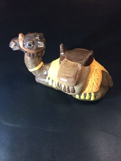 Ceramic Camel Figurine