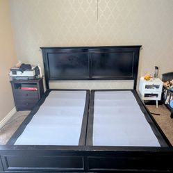 Cal King Bed Frame And Box Spring