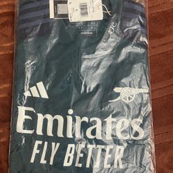 Arsenal 23/24 Third Adidas Authentic Football Soccer Jersey Size L Large IN1603