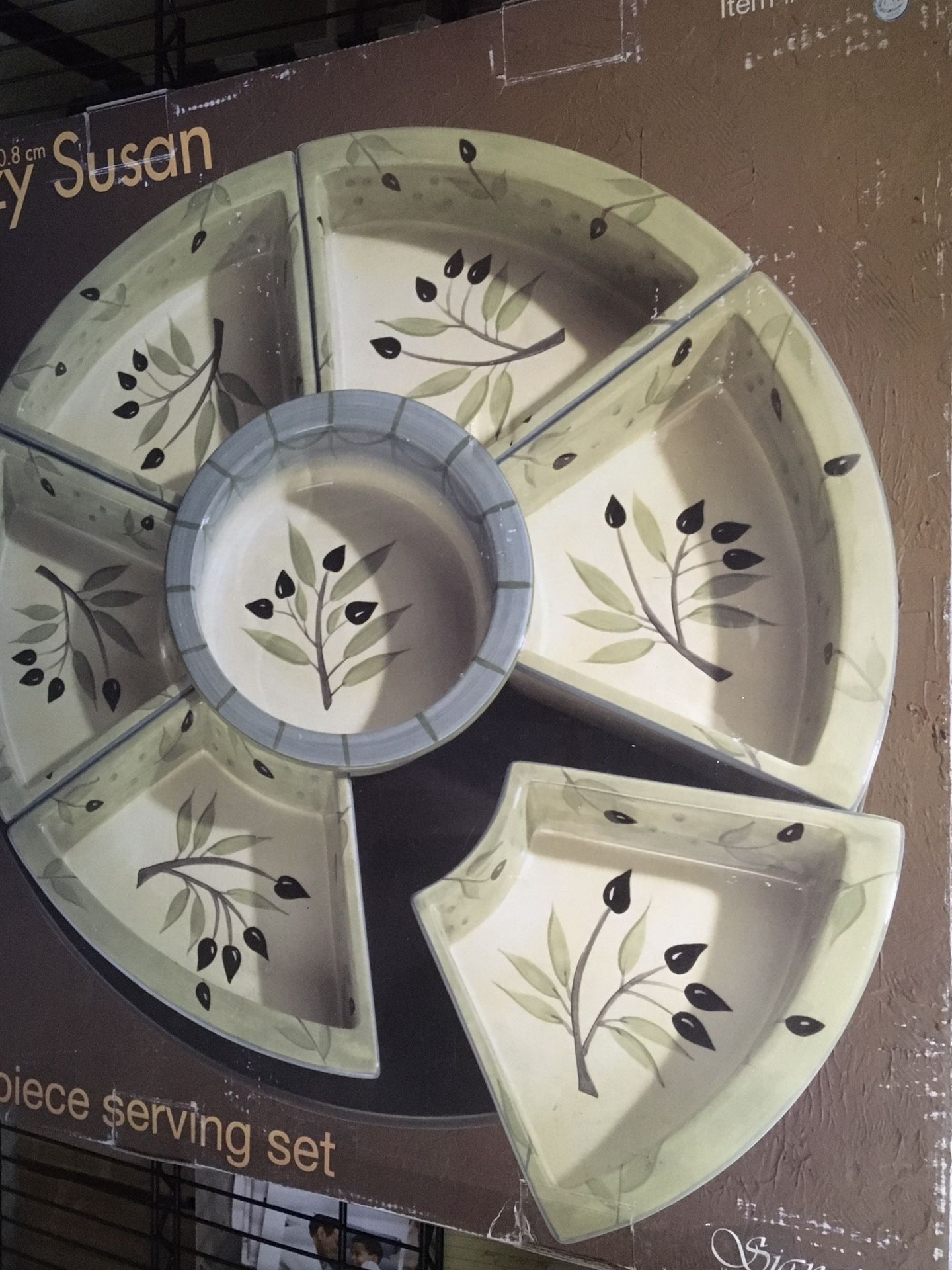 HUGE Serving Platter & Lazy Susan