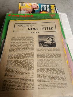 Vintage news letter