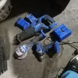 Kobalt Drill Set And Shop-Vac