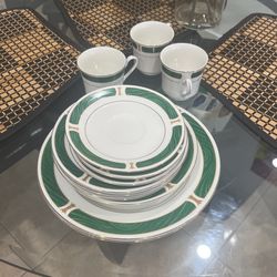 christmas dinner plates