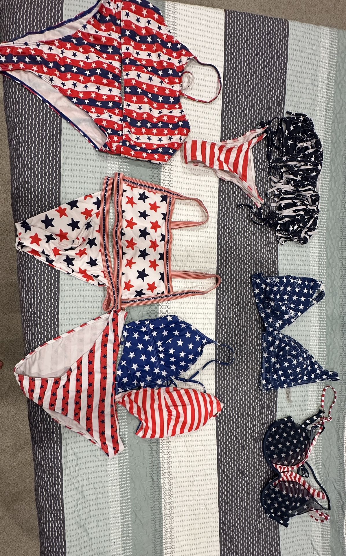 American Flag Bikinis