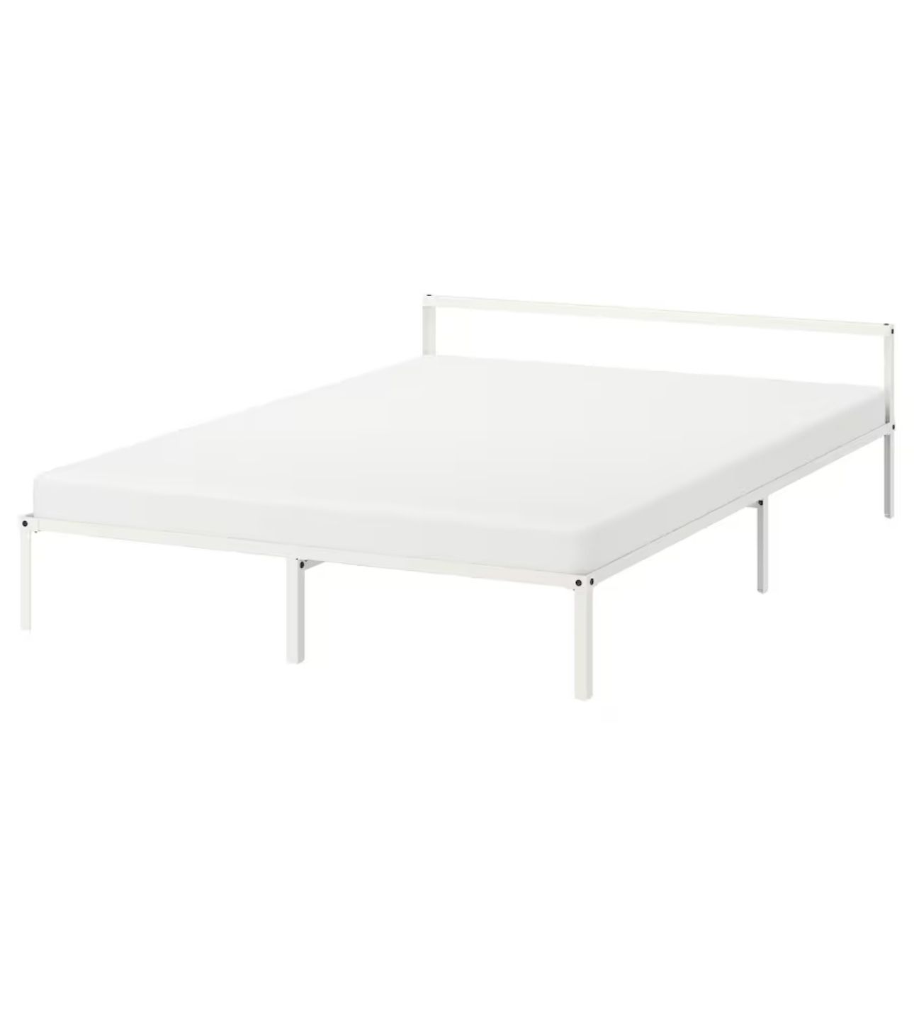 Full White IKEA Metal Bed FRAME ONLY