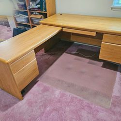Desk 74" X 65" 