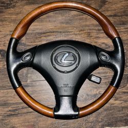 lexus woodgrain wheel