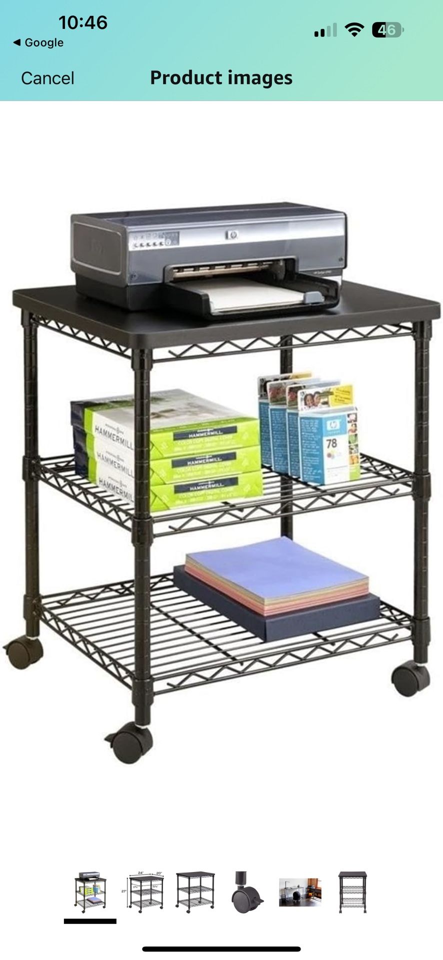 Desk Side Wire Machine Stand 50obo