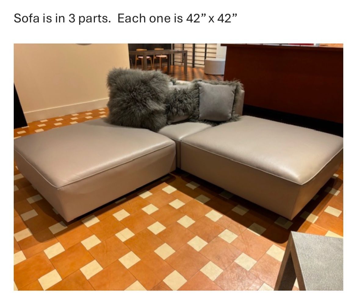 Edelman Leather Sectional Sofa