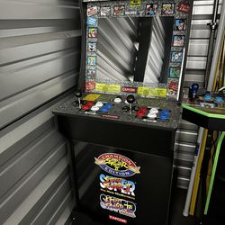 Street Fighter Arcade 1up With Riser