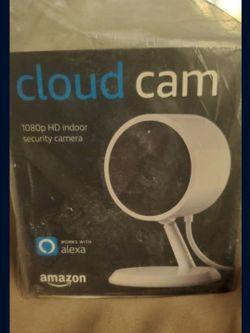 Amazon 1080p Cloud CAM INDOOR SECURITY CAMERA Sound Motion Remote Viewing  New In Box