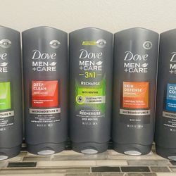 Dove Men Care Body Wash. 