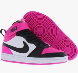 Nike Court Borough Mid 2 Big Kids' Shoessize 5Y and 6Y both new $45 each