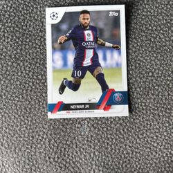 Neymar PSG Card Topps