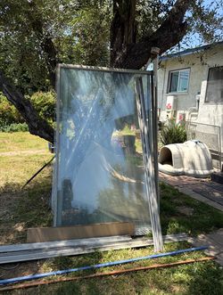 Free sliding glass door 47“ x 80“