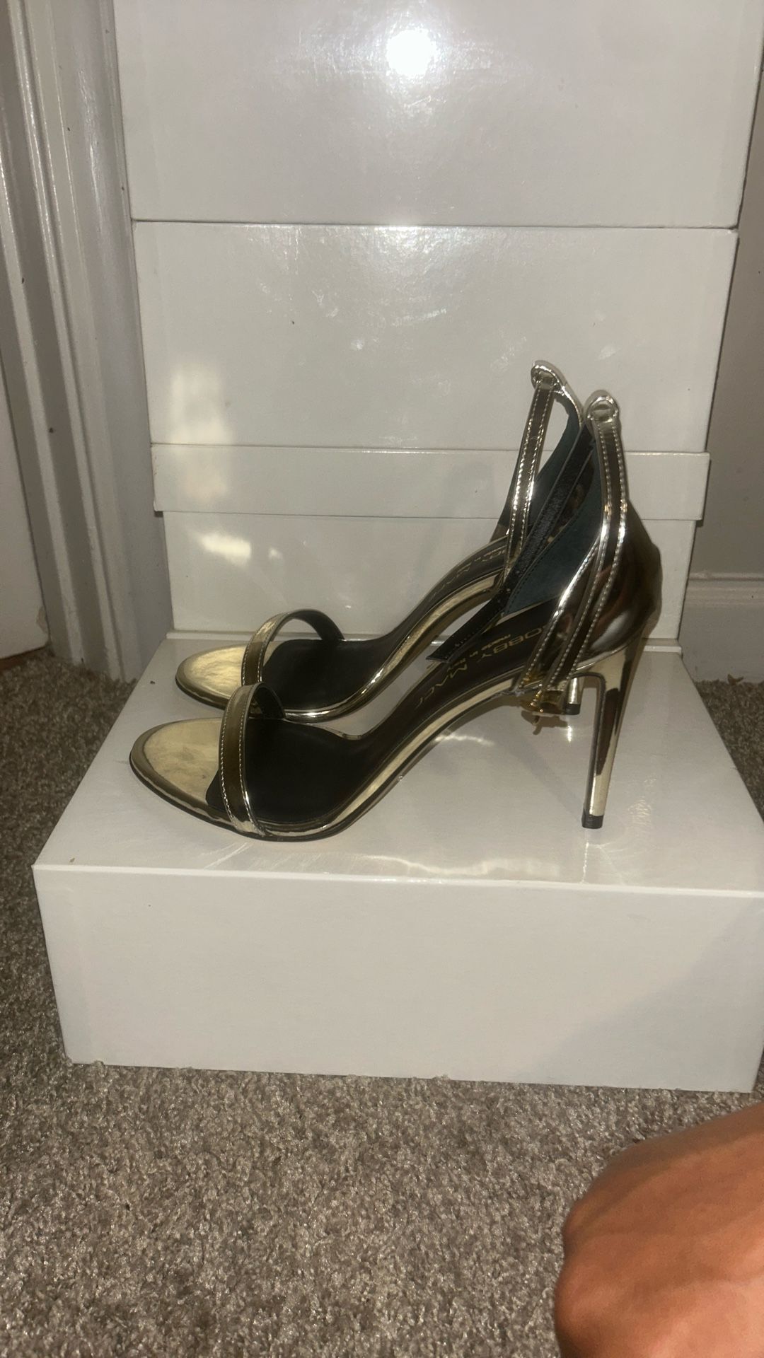 Bobby Macc Open Toe Heels