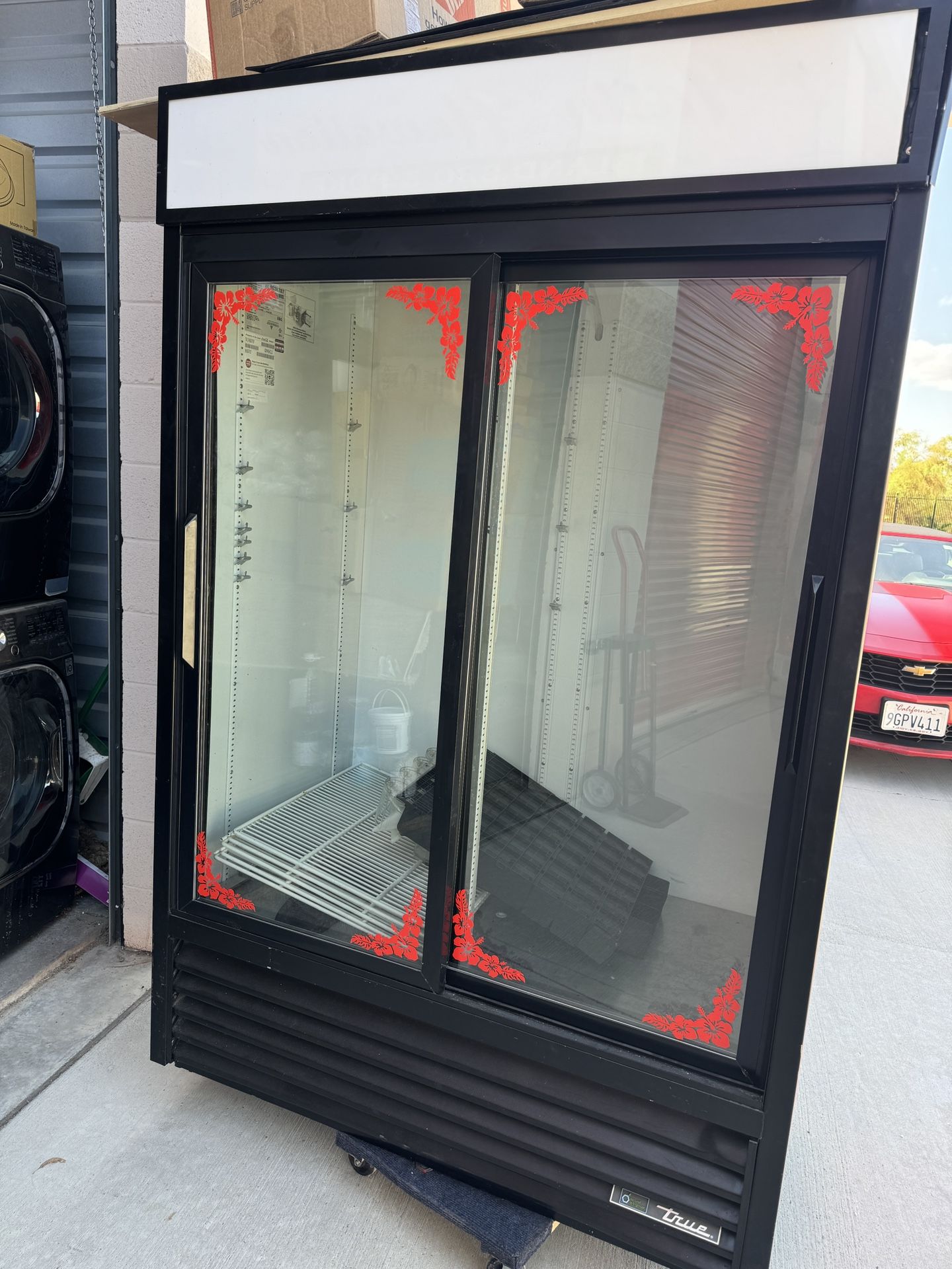 TRUE Double Sliding Door Commercial Refrigerator