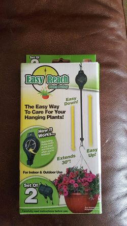 Easy Reach Plant Pulley The Easy Way to Care for your Hanging Plants!