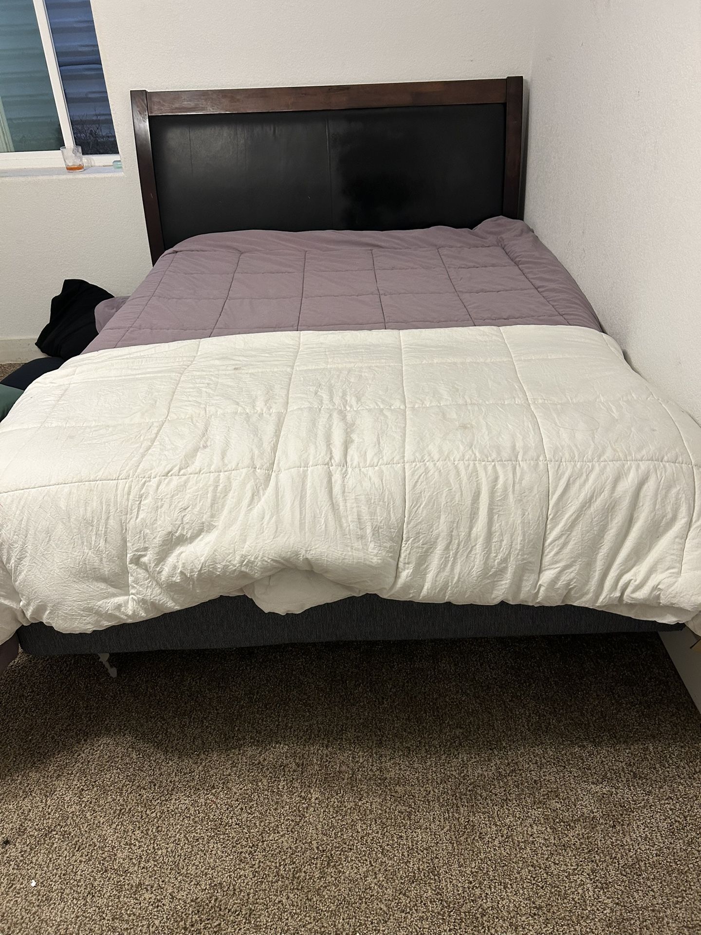 Queen Size Bed and Headboard