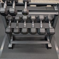 15-30 Lbs Dumbbells With Rack