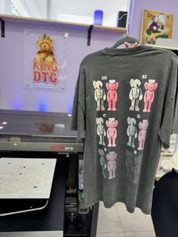 Custom DTG T-shirt printing/ Screen Printing / DTF transfer/ Embroidery / Puff printing