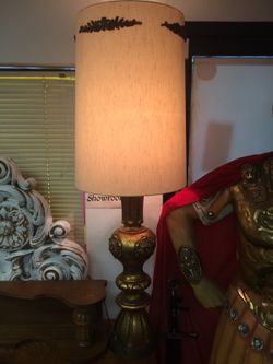 Large Mid-Century Lamp