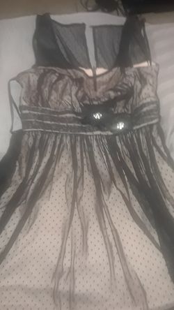Black lace dress