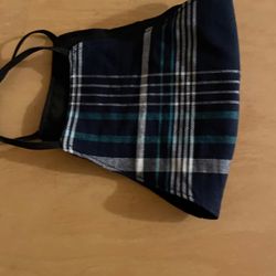 Adults Plaid Mask/ Mascara Cuadrado Para Adultos